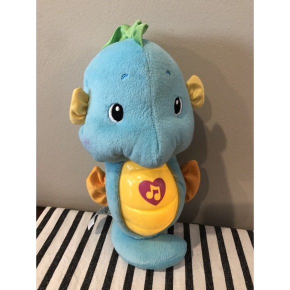 Fisher-Price Other - Fisher Price Ocean Wonders Soothe Glow Seahorse Blue baby Crib Soother Lullaby
